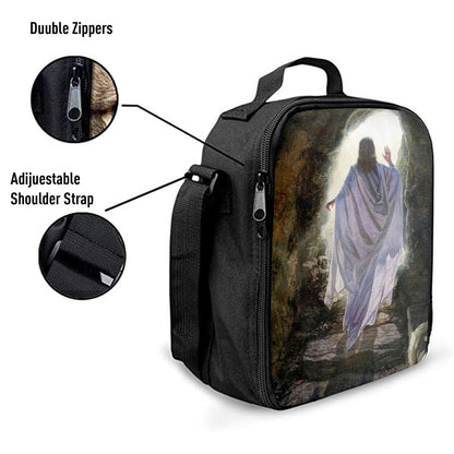 The Resurrection Of Jesus Lunch Bag For Men And Women, Spiritual Christian Lunch Box For School, Work