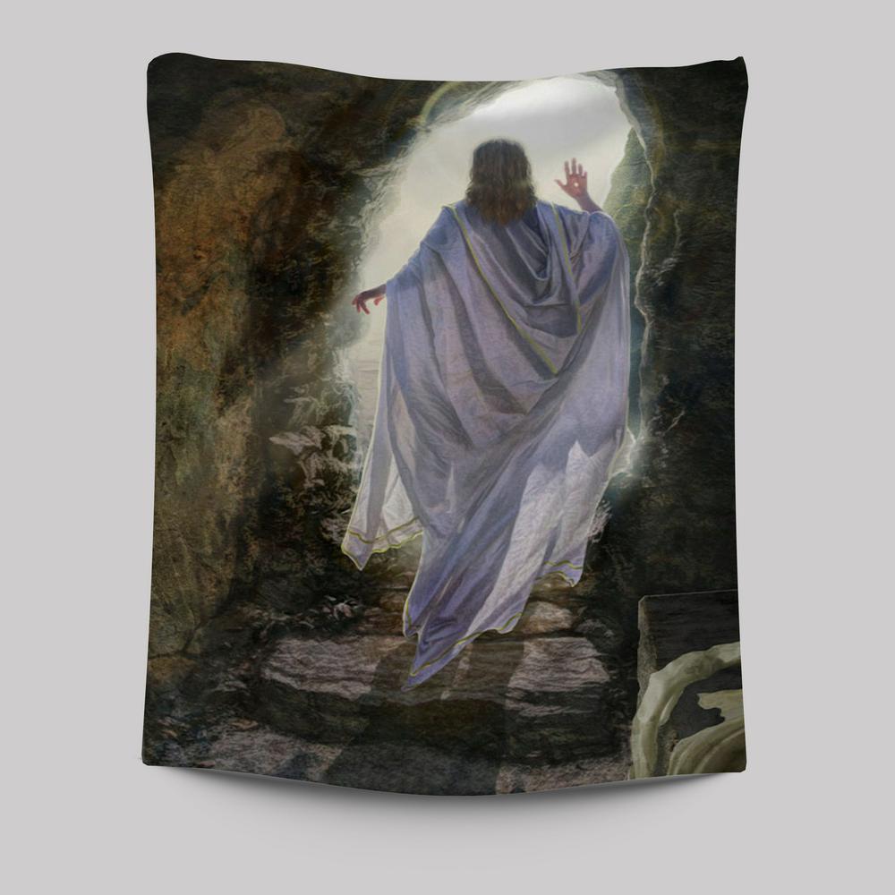 The Resurrection Of Jesus Tapestry Pictures - Christian Wall Art - Jesus Tapestry Art