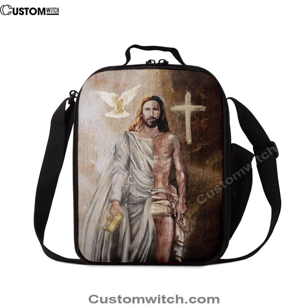 The Return Of Christ Jesus Lunch Bag For Men And Women, Spiritual Christian Lunch Box For School, Work