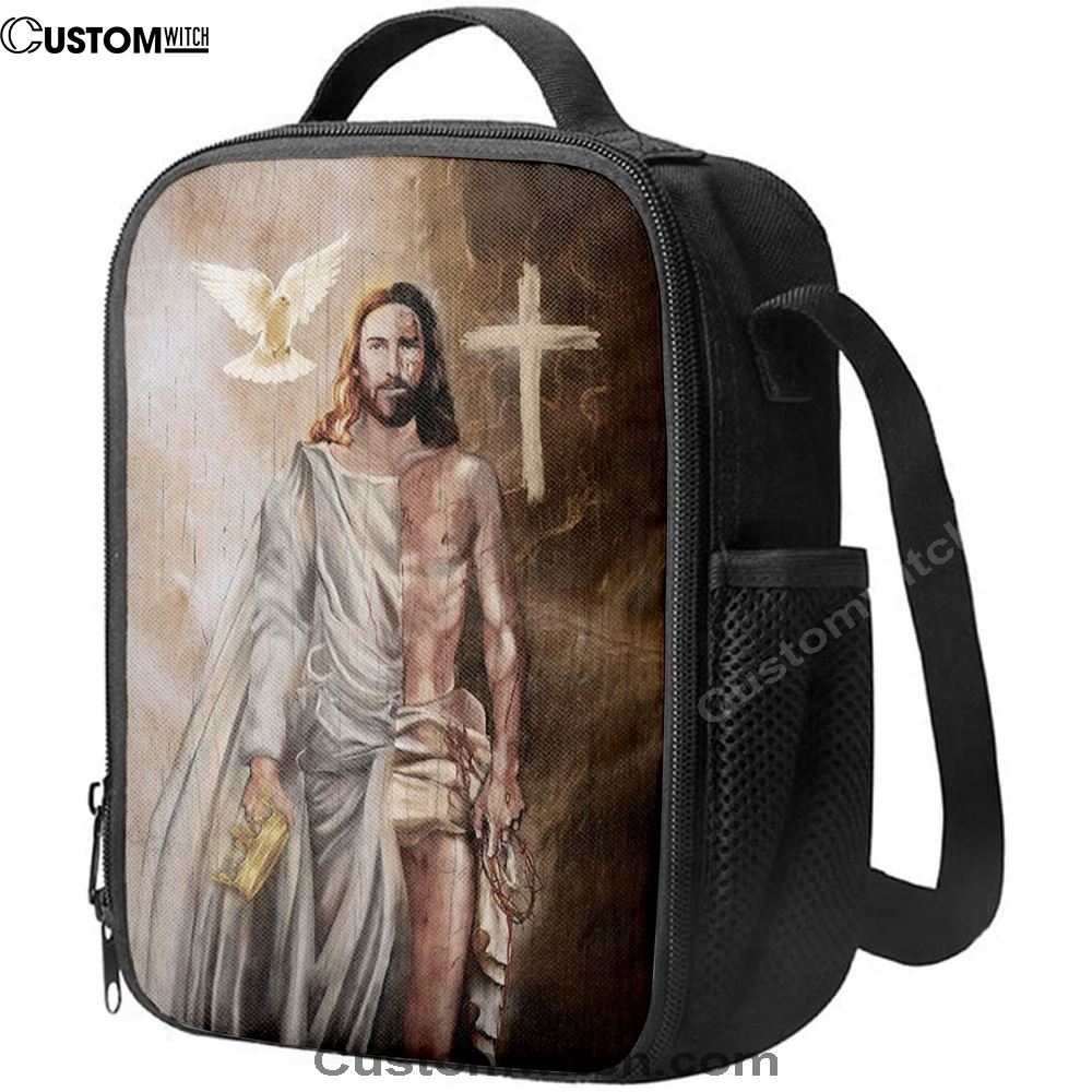 The Return Of Christ Jesus Lunch Bag For Men And Women, Spiritual Christian Lunch Box For School, Work