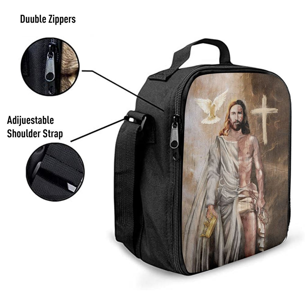 The Return Of Christ Jesus Lunch Bag For Men And Women, Spiritual Christian Lunch Box For School, Work