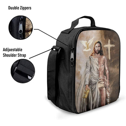 The Return Of Christ Jesus Lunch Bag For Men And Women, Spiritual Christian Lunch Box For School, Work