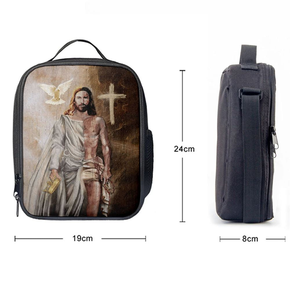 The Return Of Christ Jesus Lunch Bag For Men And Women, Spiritual Christian Lunch Box For School, Work