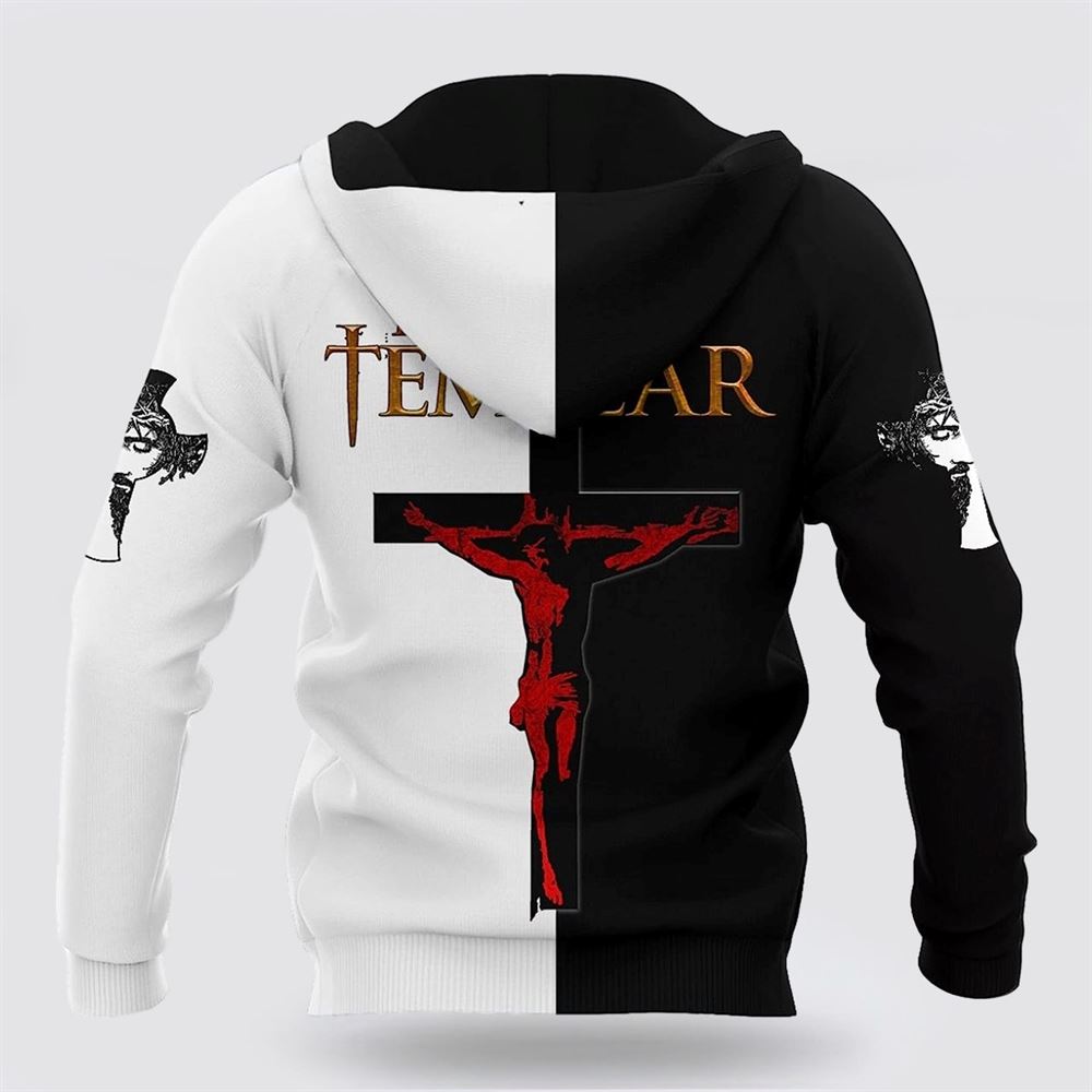 The Rise Of Knight Templar 3D Hoodies For Women Men, God 3D Printed Hoodie, Christian Apparel Hoodies