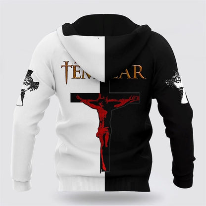 The Rise Of Knight Templar 3D Hoodies For Women Men, God 3D Printed Hoodie, Christian Apparel Hoodies
