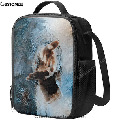 The Saving Hand Of God Lunch Bag For Men And Women, Spiritual Christian Lunch Box For School, Work