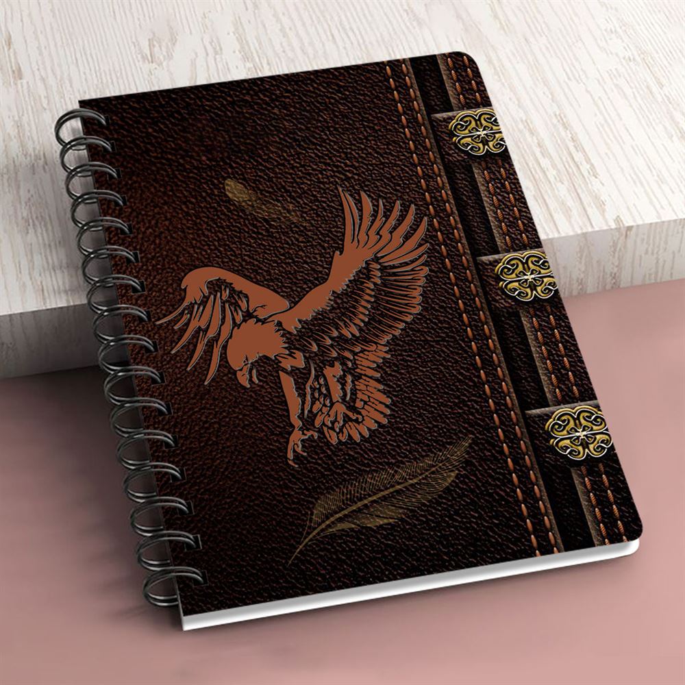 They Will Run And Not Grow Weary Beautiful Spiral Journal, Christian Art Gifts Journal