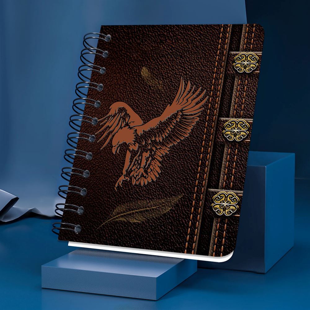 They Will Run And Not Grow Weary Beautiful Spiral Journal, Christian Art Gifts Journal