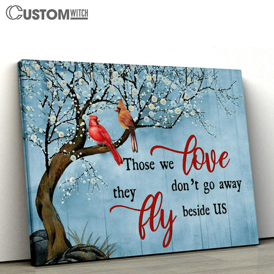 Those We Love Don't Go Away Cardinal Large Canvas - Christian Canvas Prints - Religious Canvas Art