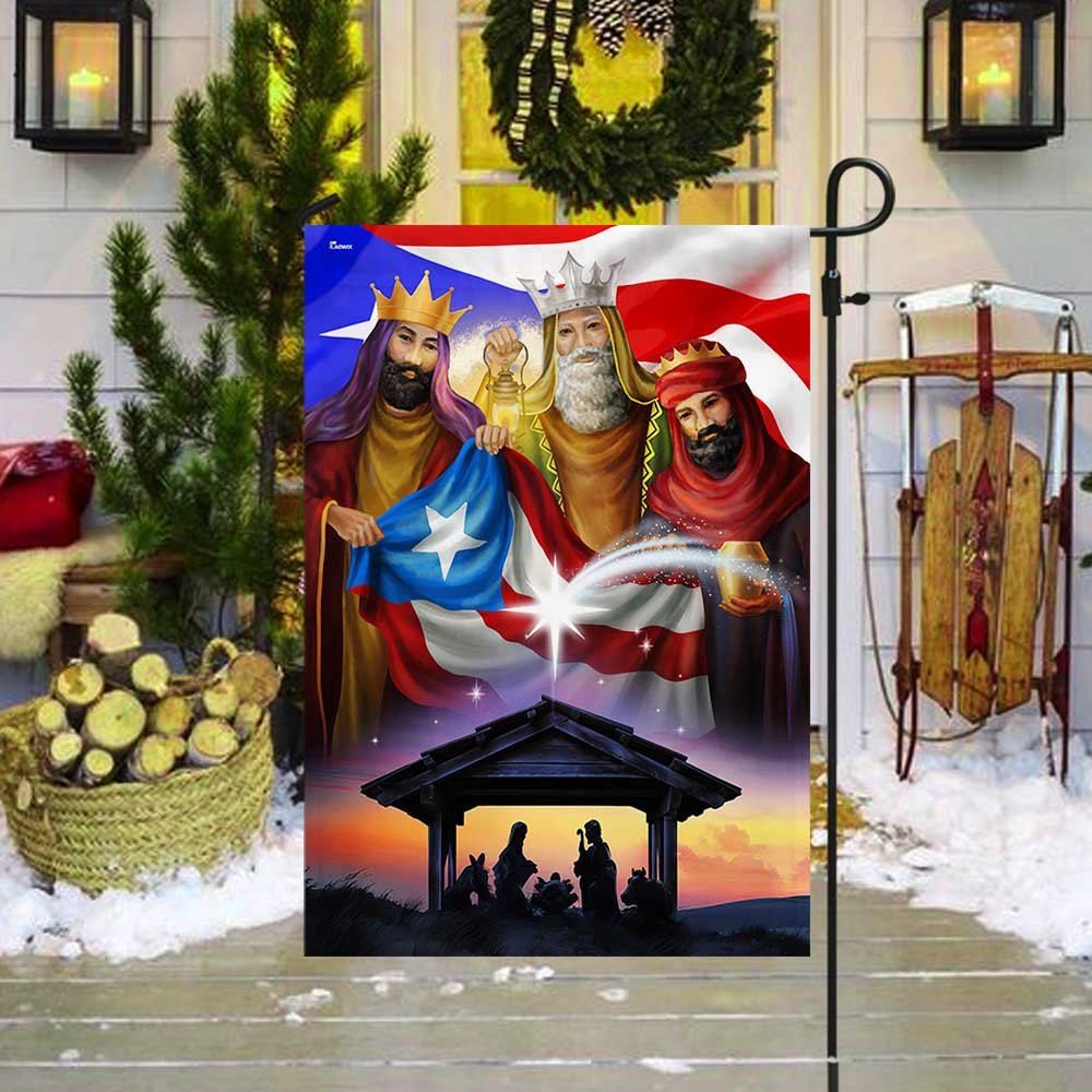 Three Kings, Three Wise Men, Nativity Of Jesus, Puerto Rico Flag, Outdoor House Flags, Christian Flag, Scripture Flag, Garden Banner