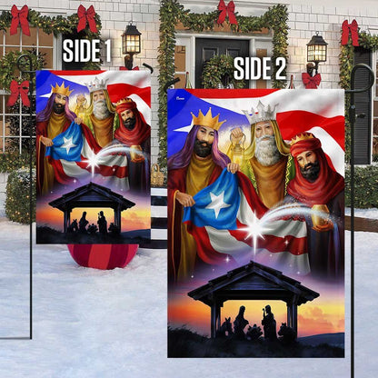 Three Kings, Three Wise Men, Nativity Of Jesus, Puerto Rico Flag, Outdoor House Flags, Christian Flag, Scripture Flag, Garden Banner
