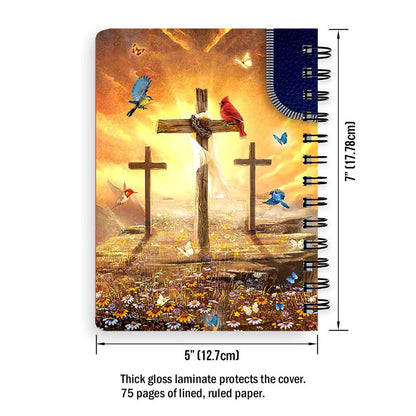 Trust In The Lord With All Your Heart Personalized Spiral Journal, Christian Art Gifts Journal