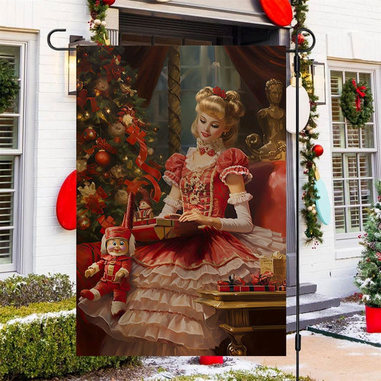 Victorian Elegance Christmas At The Manor Flag, Christmas Garden Flag, Home Decor Accessories, Christmas Outdoor Decor Ideas