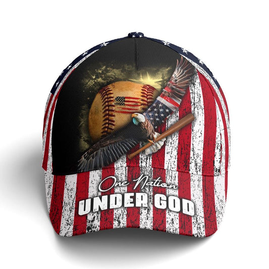 Vintage Baseball American Eagle Baseball Cap, Christian Baseball Cap, Religious Cap, Jesus Gift, Jesus Hat