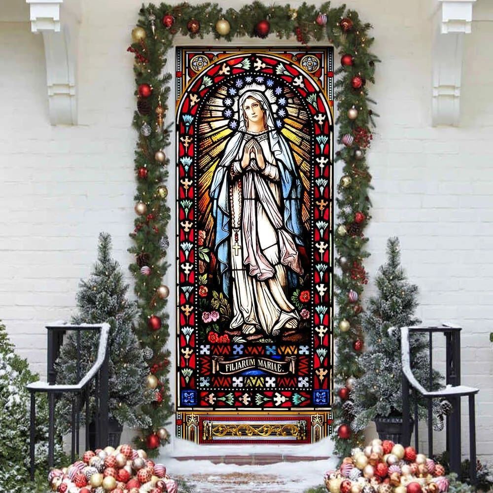 Virgin Mary Door Cover, Christian Door Decor, Door Christian Church, Christian Door Plaques