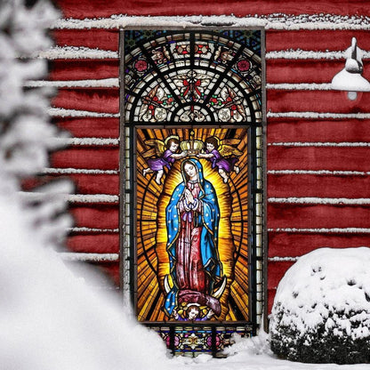 Virgin Mary, Mother Of Jesus Door Cover, Christian Door Decor, Door Christian Church, Christian Door Plaques