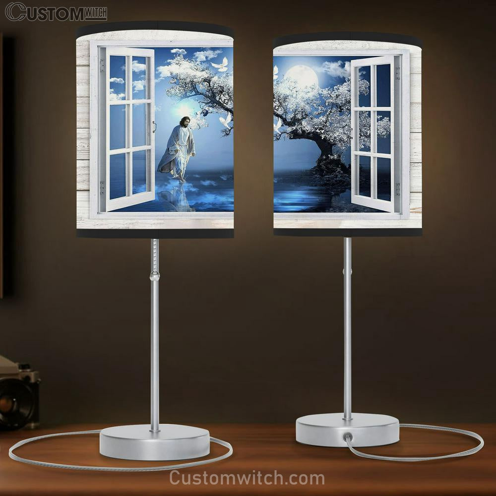 Walking With Jesus Lamb Gift Table Lamb - Christian Lamb Gift - Religious Art