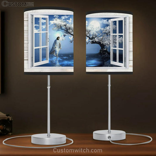 Walking With Jesus Lamb Gift Table Lamb - Christian Lamb Gift - Religious Art