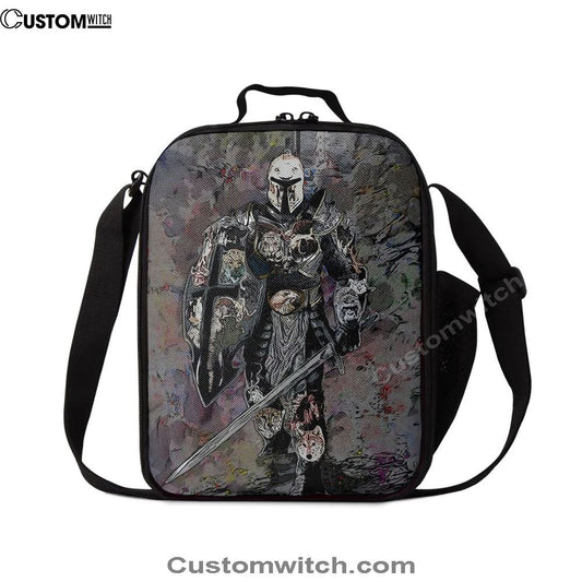 Warrior Armor Of God Lunch Bag For Men And Women, Spiritual Christian Lunch Box For School, Work
