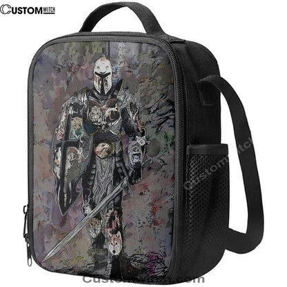 Warrior Armor Of God Lunch Bag For Men And Women, Spiritual Christian Lunch Box For School, Work