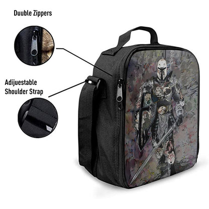 Warrior Armor Of God Lunch Bag For Men And Women, Spiritual Christian Lunch Box For School, Work