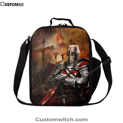Warrior Jesus On The Cross Jesus Calls Lunch Bag For Men And Women, Spiritual Christian Lunch Box For School, Work
