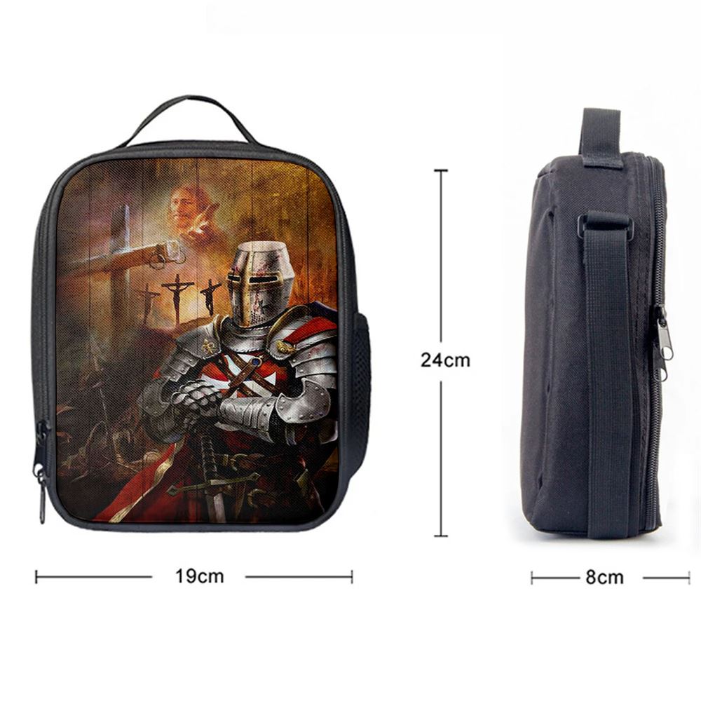 Warrior Jesus On The Cross Jesus Calls Lunch Bag For Men And Women, Spiritual Christian Lunch Box For School, Work