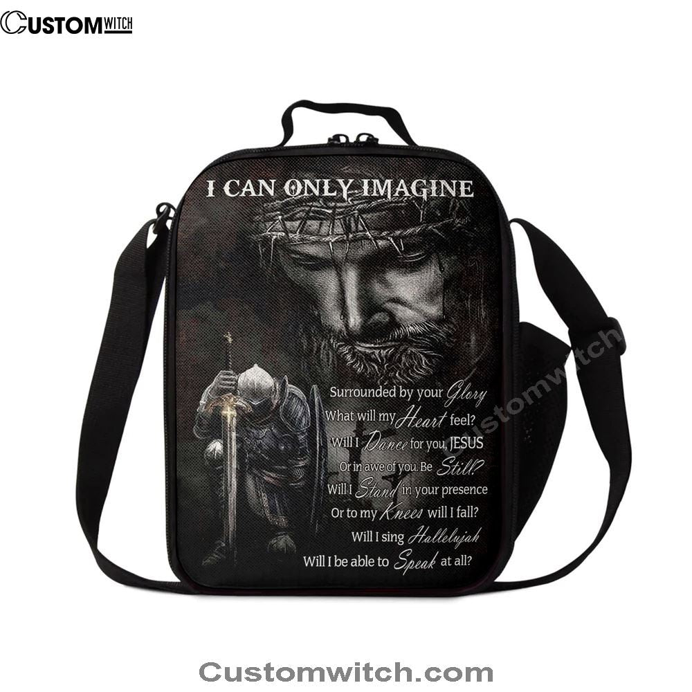 Warrior Of God I Can Only Imagine Lunch Bag For Men And Women, Spiritual Christian Lunch Box For School, Work