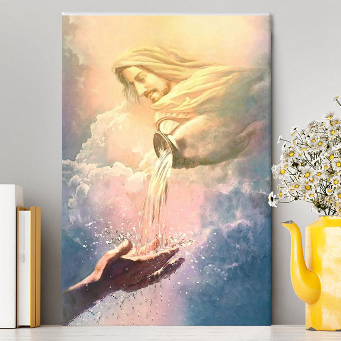 Water Of Life Jesus Canvas Prints - Jesus Christ Canvas Art - Christian Wall Decor
