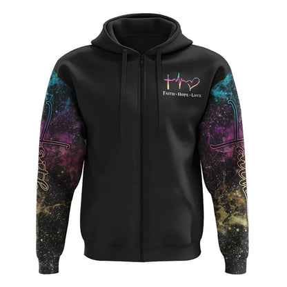 Way Maker Miracle Worker Lion Inside Art Colorful All Over Print 3D Hoodie, Christian Hoodie, Christian Sweatshirt, Bible Verse Shirt