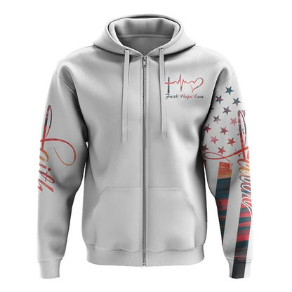 Way Maker Miracle Worker Promise Keeper Life In The Darkness Sunset Beach Flag All Over Print 3D Hoodie, Christian Hoodie, Bible Verse Shirt