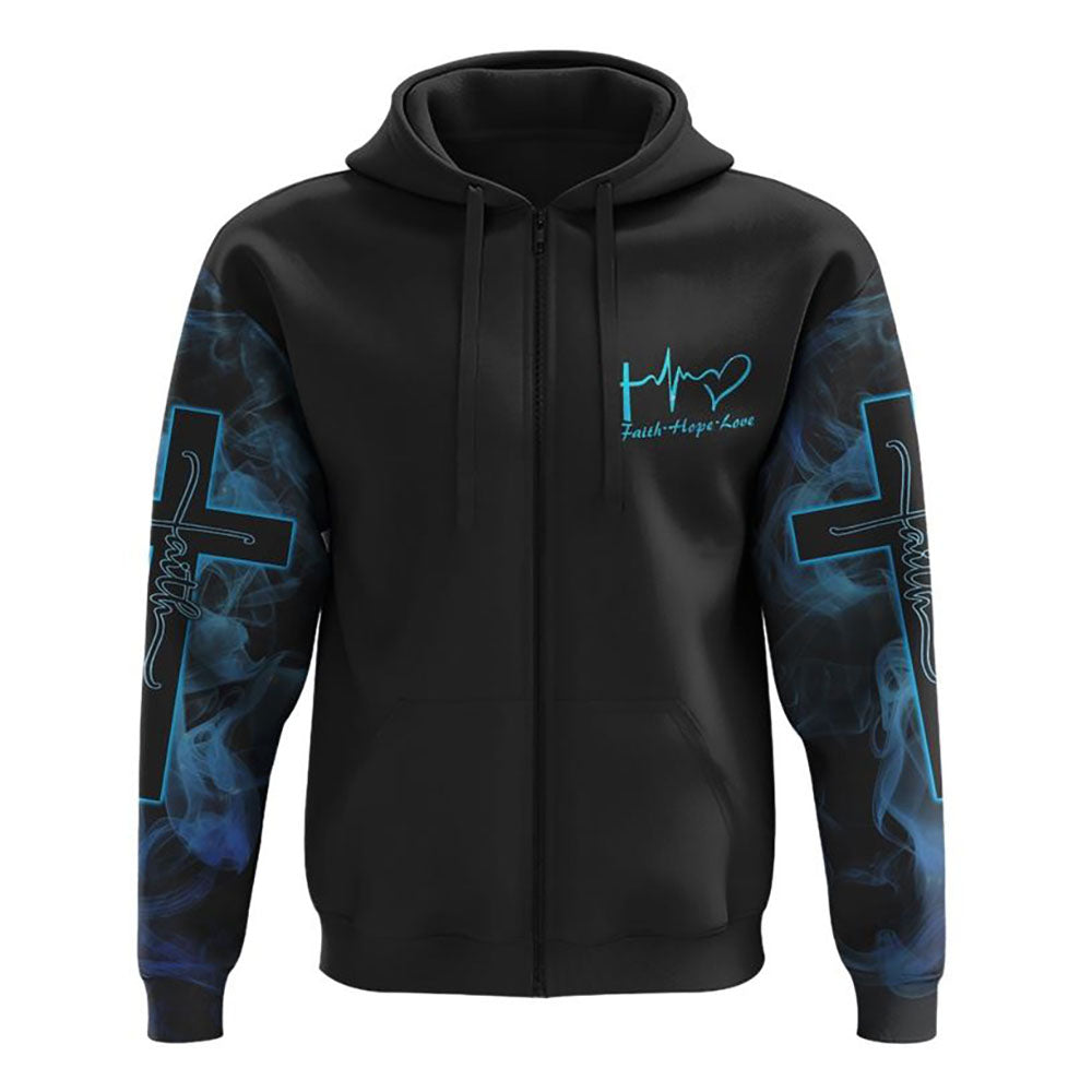 Way Maker Miracle Worker Promise Keeper Light In The Darkness Light Cross Wings Smoke All Over Print 3D Hoodie, Christian Hoodie, Bible Verse Shirt