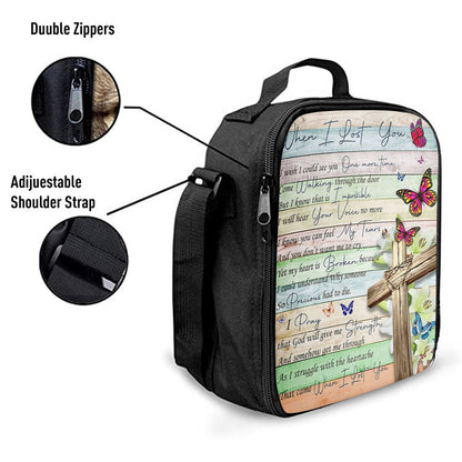 When I Lost You I Wish Lunch Bag For Men And Women, Spiritual Christian Lunch Box For School, Work