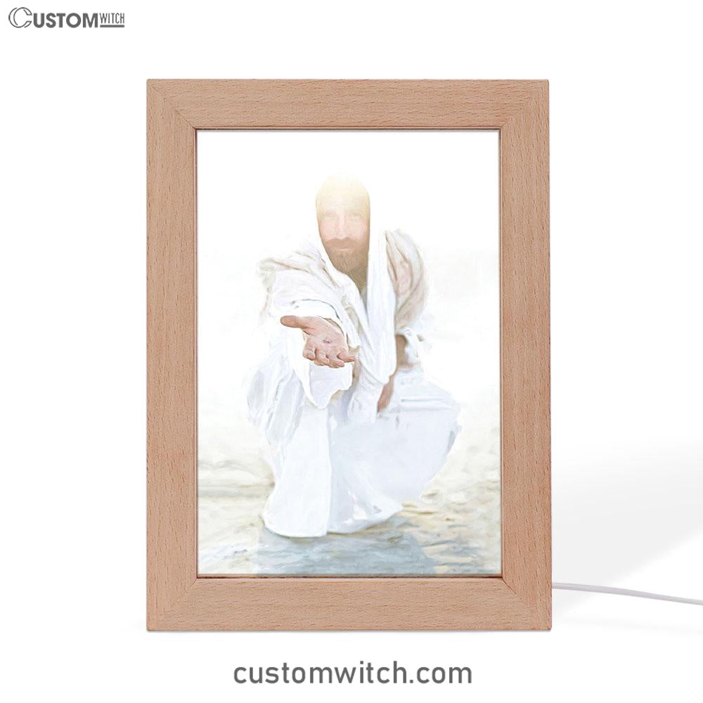 White Jesus Picture - Christian Art - Jesus Decor