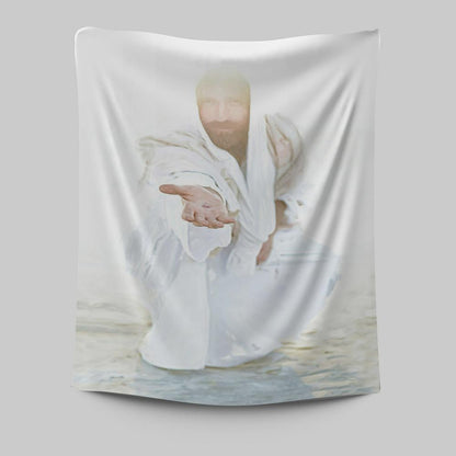 White Jesus Picture - Christian Wall Art - Jesus Wall Decor