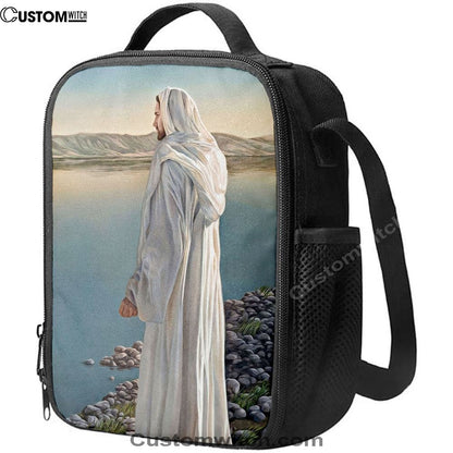 White Jesus Picture 3 - Jesus Lunch Bag For Men And Women, Spiritual Christian Lunch Box For School, Work