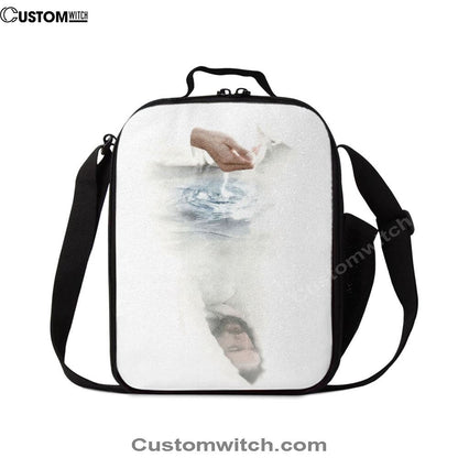 White Jesus Picture 4 - Jesus Lunch Bag For Men And Women, Spiritual Christian Lunch Box For School, Work