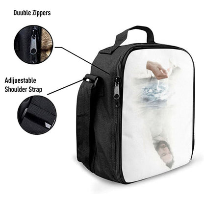 White Jesus Picture 4 - Jesus Lunch Bag For Men And Women, Spiritual Christian Lunch Box For School, Work