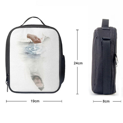 White Jesus Picture 4 - Jesus Lunch Bag For Men And Women, Spiritual Christian Lunch Box For School, Work