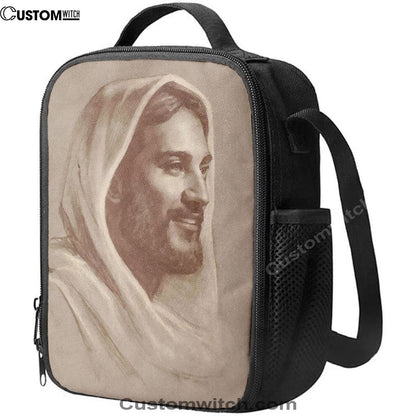 White Jesus Picture 5 - Jesus Portrait - Jesus Lunch Bag For Men And Women, Spiritual Christian Lunch Box For School, Work