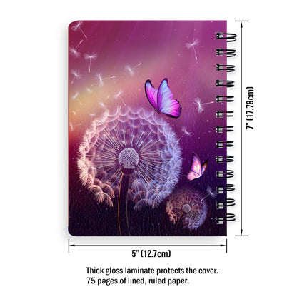 Wish That You Were Here Personalized Memorial Spiral Journal, Inspiration Gifts For Christian People