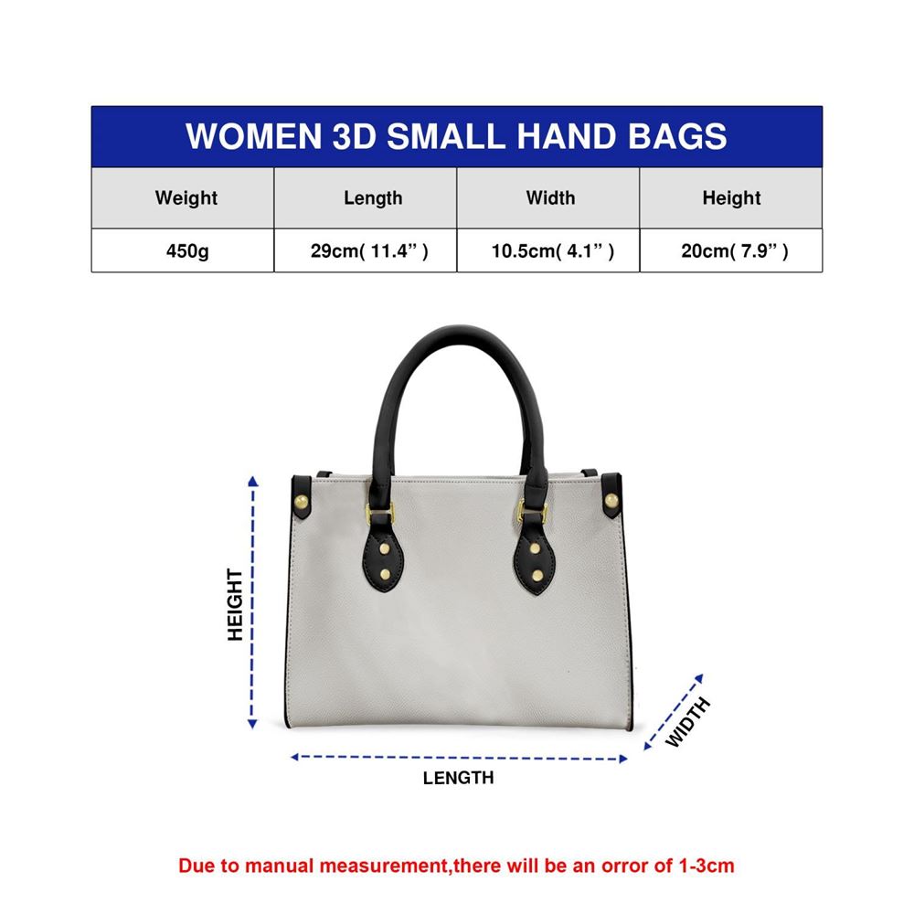 Wonderfully & Fearfully Personalized Leather Bag With Handle For Christian Women