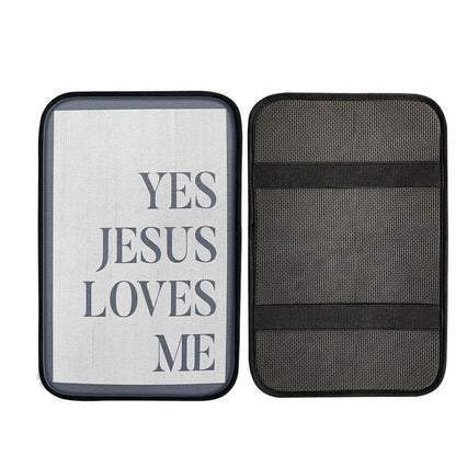 Yes Jesus Loves Me Car Center Console Cover, Christian Car Interior Accessories