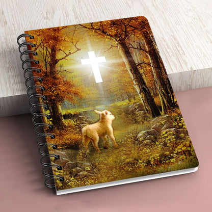Your Word Is A Lamp To My Feet And A Light To My Path Personalized Spiral Journal, Christian Art Gifts Journal