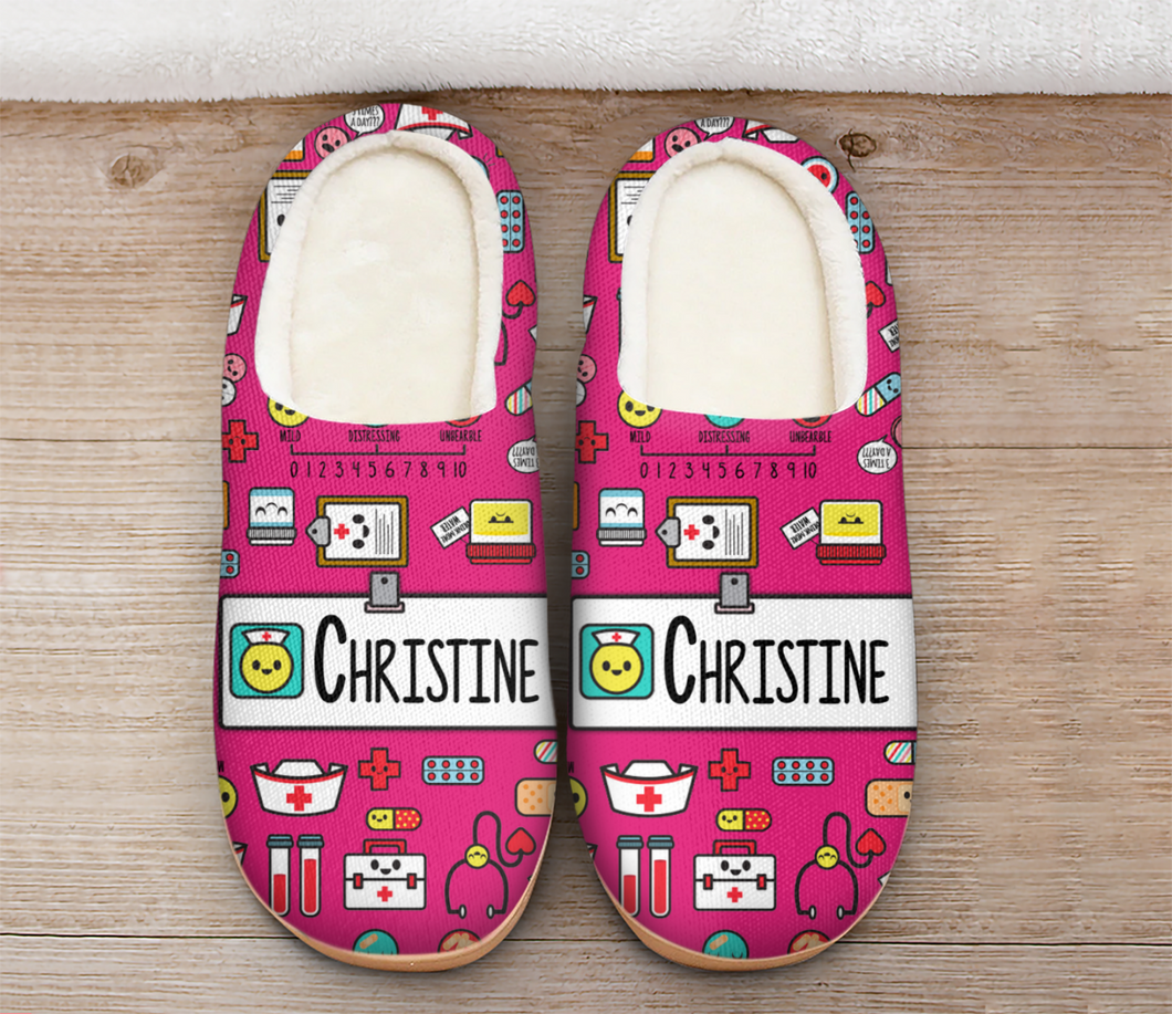 Personalized - Nurse Slippers