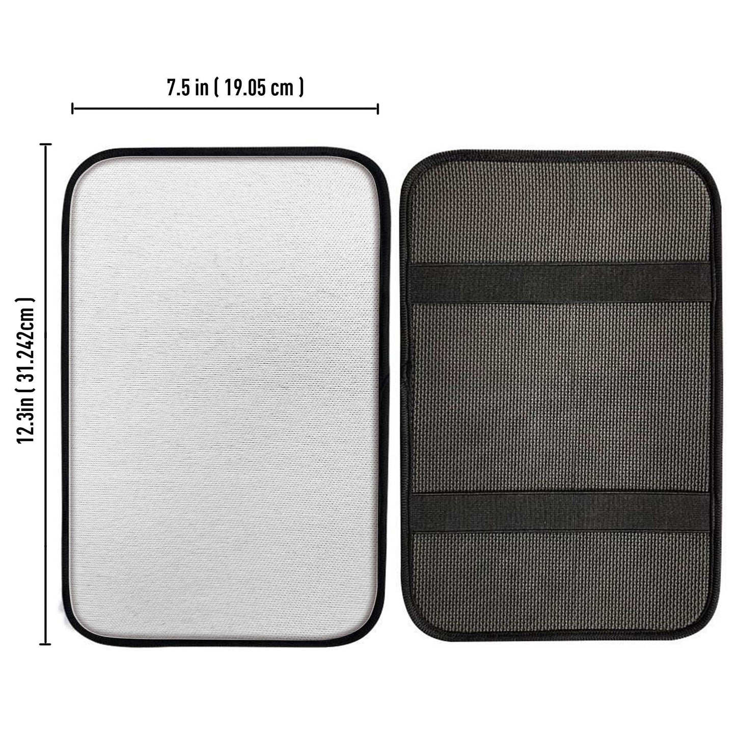 Sleeping Horse And Jesus Car Armrest Pad - Give It To God And Go To Sleep Car Center Console Cover, Christian Gift Car Armrest Pad